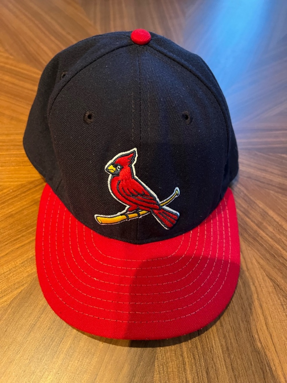 New Era Black and red St Louis cardinals  Hat size 7 3/8